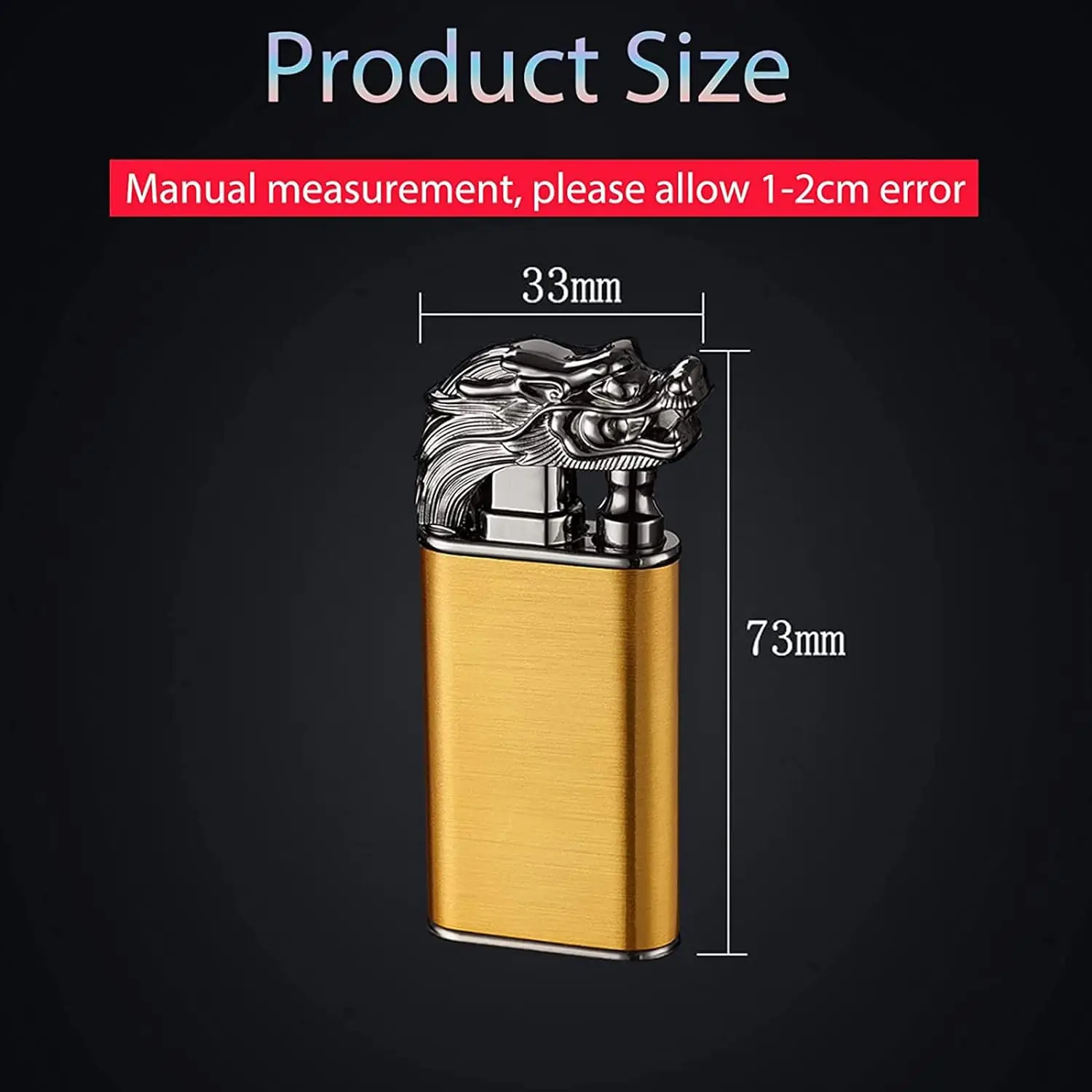 Dragon Dual Flame Windproof Torch Lighter