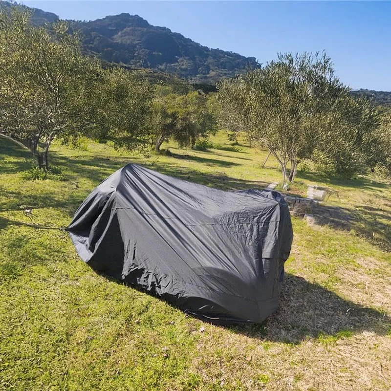 1개 방수 사계절 오토바이 커버 UV 차단 방진 원단 실내/외 사용 가능 차고에 있는 오토바이에 적합