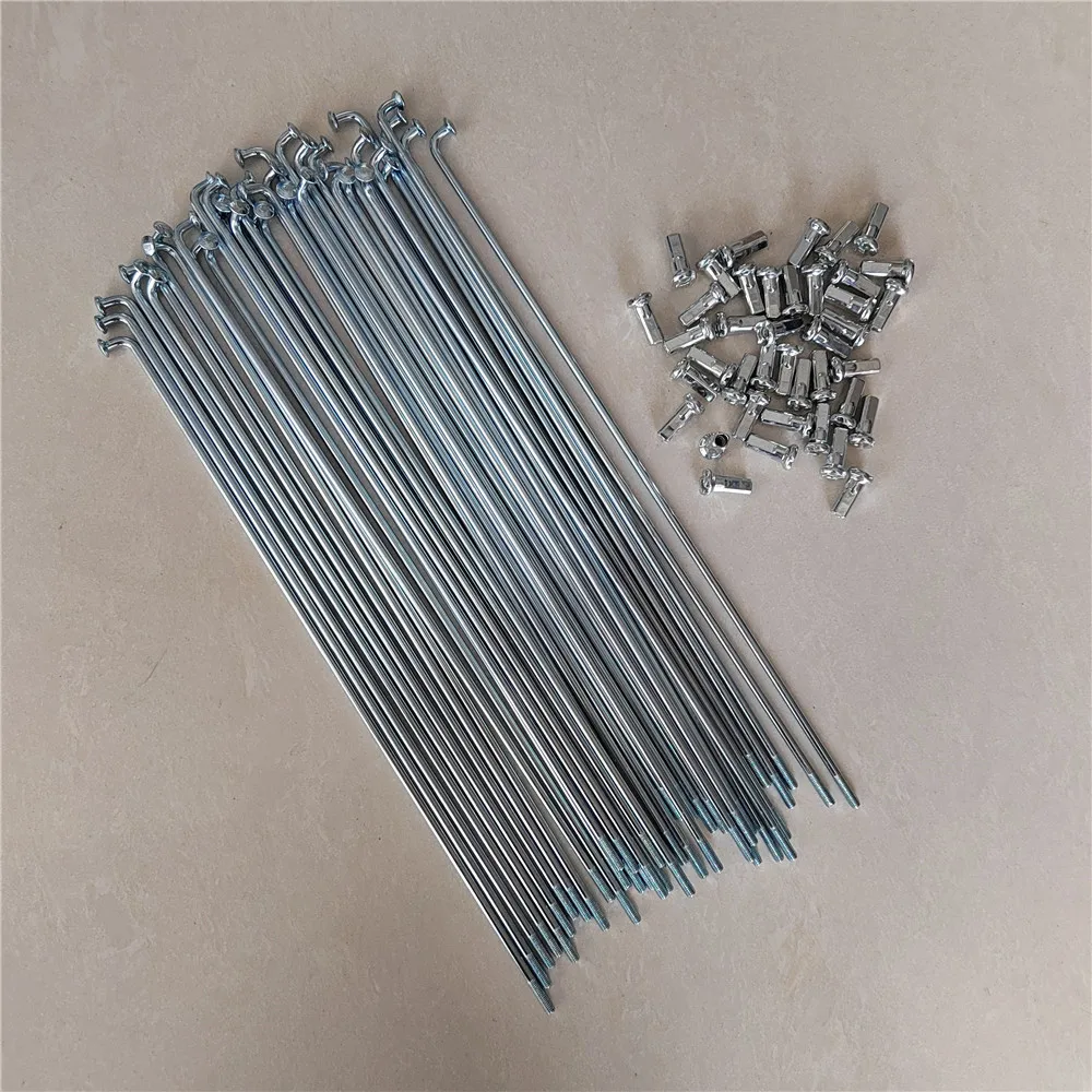 thumbnail image 2 of HEROFFIX 12 Set 14G Bicycle Spokes 297mm Bike Wheel Spokes 304 Stainless Steel Silver Tone 1099754 2 of 14