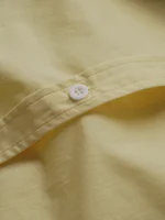 Chemise à manches courtes pour hommes simples de couleur unie 100% pur coton de haute qualité à la mode pour l'été, vêtements quotidiens décontractés, chemise douce respirante de coupe régulière d'affaires de couleur unie 6