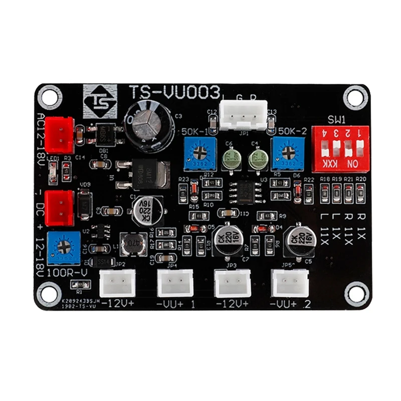 

Digital Header Meter Driver Board Backlight DB Level Amplifier Part Stereo Audio Power Adjustable