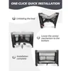 Baby Bassinet, Pack and Play with Bassinet, Bedside Sleeper with Diaper Changer, Mosquito Net, Music Box, Portable Crib 5