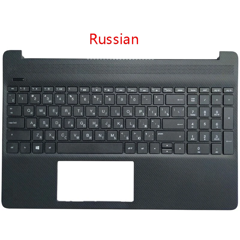 Capa de Teclado com Palmrest Upper Cover hp 15-dy 15t-dy 15-ef 15s-eq 15s-fq Tpn-q222 Russo Espanhol Eua Latim Reino Unido Itália Novo - Imagem 2