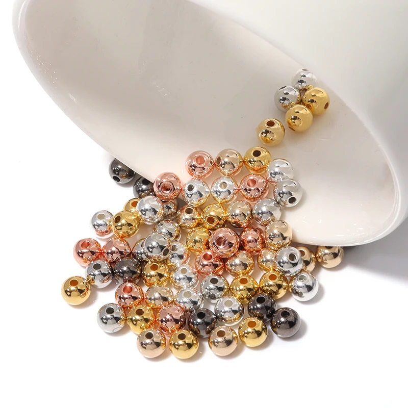 1500 Perline Rondelle Oro 4mm - Distanziali Per Gioielli Fai Da Te - In Rame Placcato