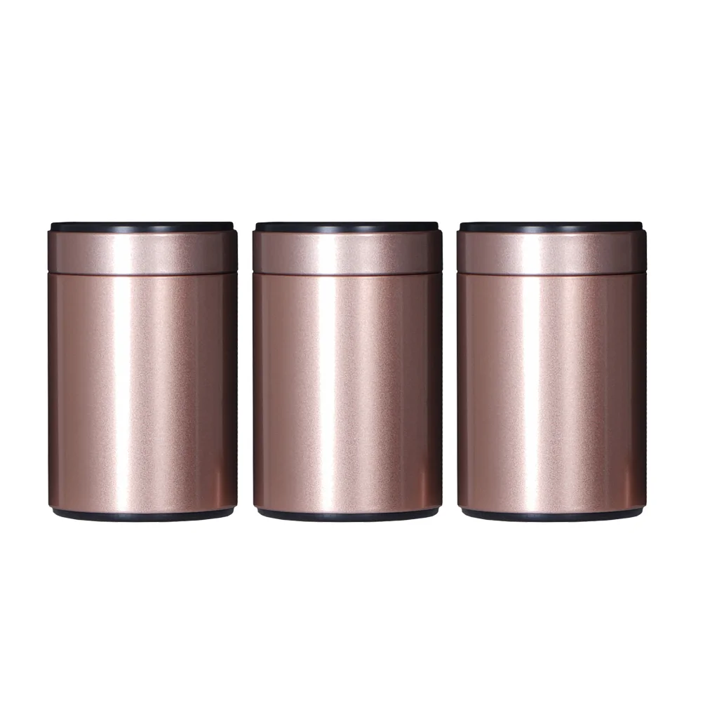 

Tea Tins Coffee Tin Canister Container Airtight Jar Storage Jars Bean Food Leaf Metal Keeper Dry Tinplate Keepers Canisters