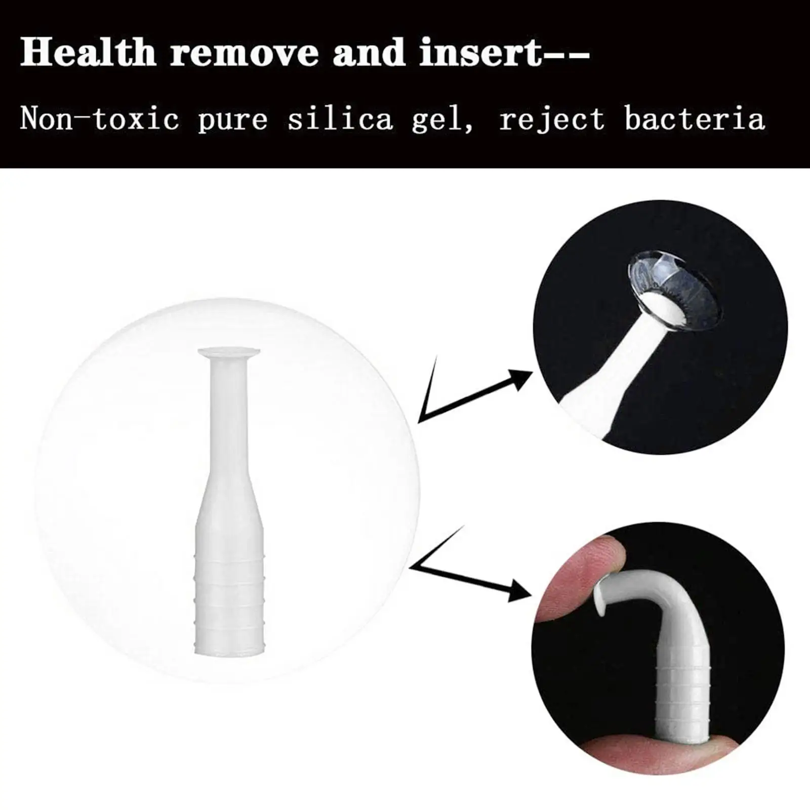 RGP 콘택트 렌즈 리무버 흡입 스틱 가정 및 여행용 위생적인 실리콘 소프트 젠틀 항균 도구