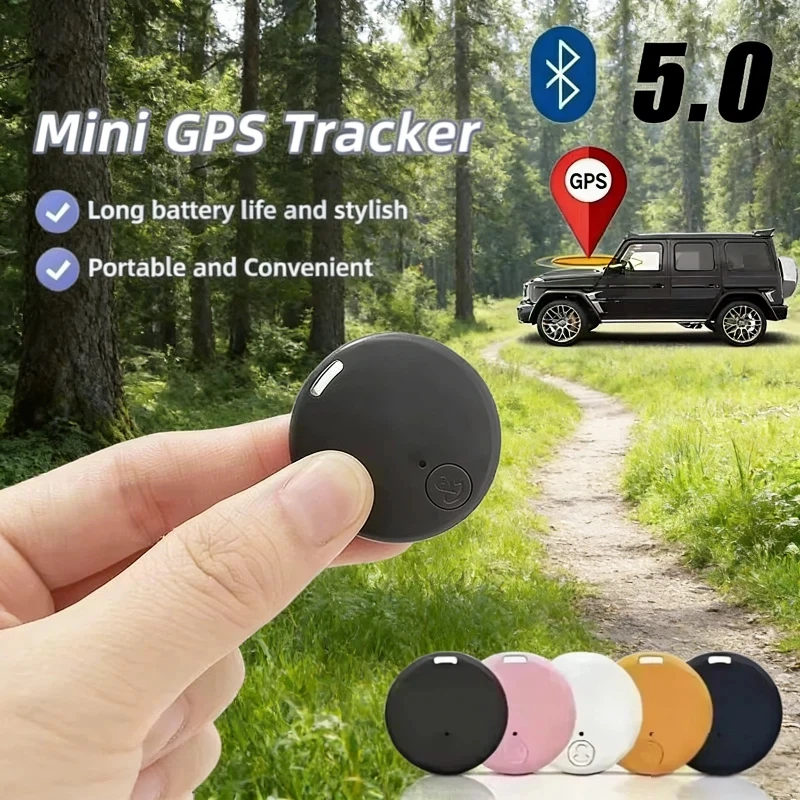 Compact Bluetooth 5.0 Smart GPS Tracker - Anti-Lost Locator Accessory
