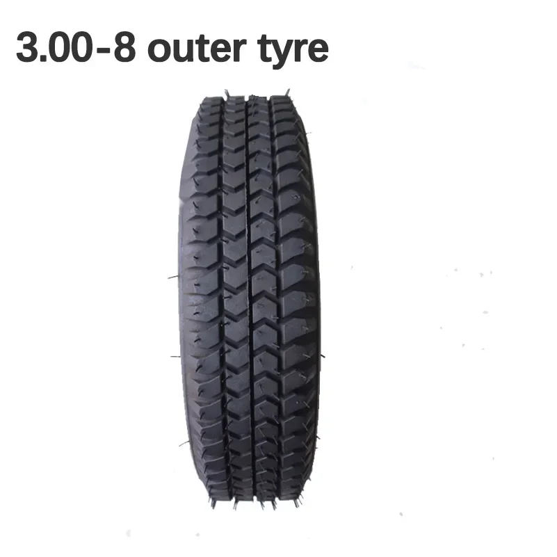 High-quality 3.00-8 tire 300-8 Scooter Tyre & Inner Tube for Mobility s 4PLY Cruise Mini Motorcycle - Image 3