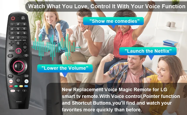 Voice Magic Remote AKB75855501 For LG OLED QNED NanoCell Webos Smart TV Magic Remote Control Replacement An Mr20ga Mr19ba Mr18ba Mr650a With Pointer Func