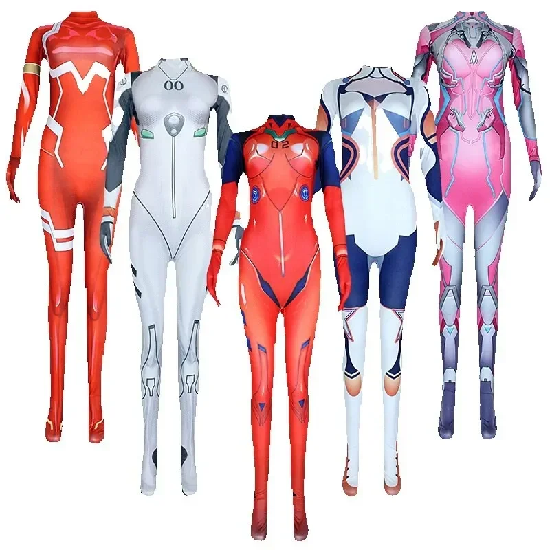 

Женский костюм для косплея Asuka Langley Soryu Ayanami King Zero Two Dva