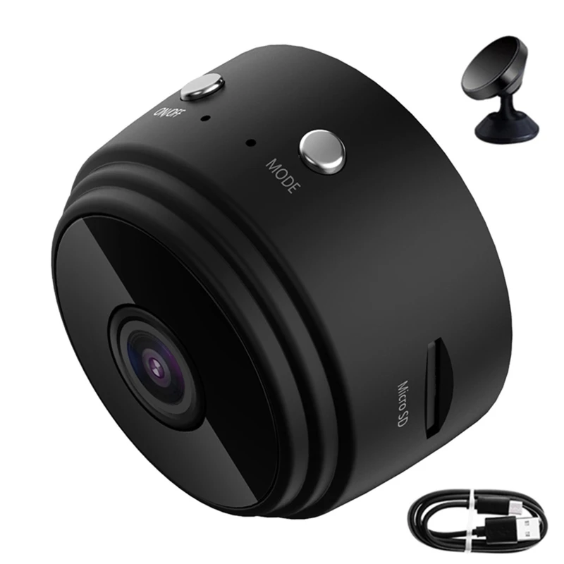 Caméra Spy Smart 1080P HD avec WIFI et application avec carte SD