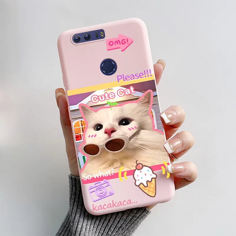 Cute Cat & Funny Dog Silicone Soft Back Cover -