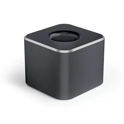 Sleek Aluminum Pen Holder with Non - Slip Pad - Stylish Desk & Bathroom Organizer (BT - black)