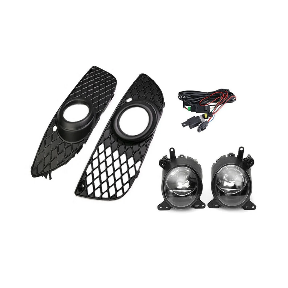 

LED Fog Light with Angel Eye for Mitsubishi Lancer 2008-2014 DRL Headlight Fog Lamp Frame Grille 8321A263 8321A264