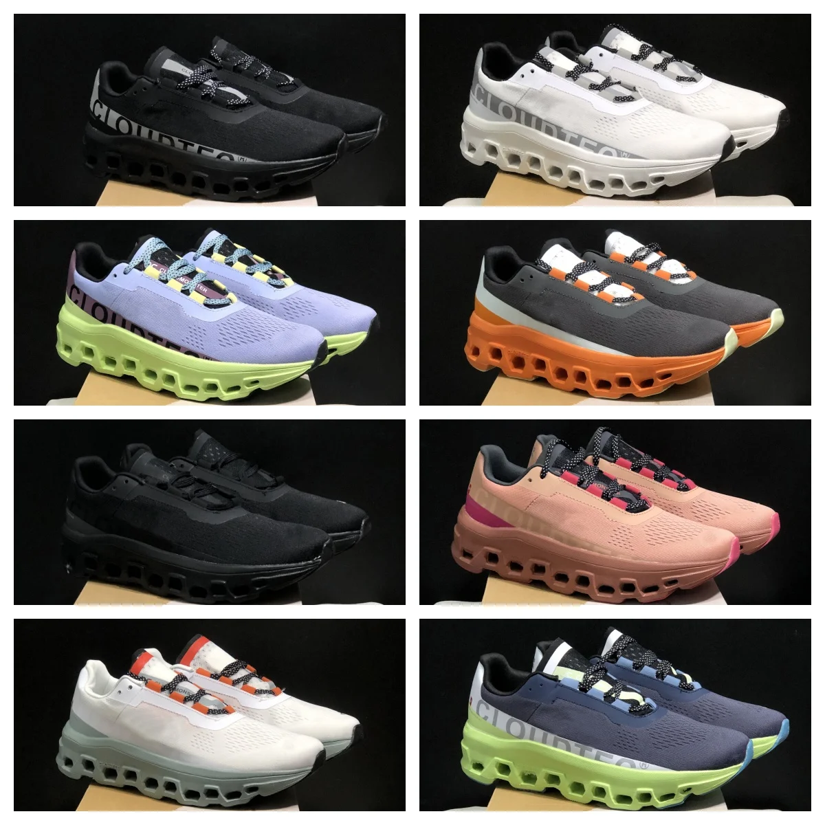 

Original Cloud X 3 Cloudmonster Men Women Running Shoes Unisex Breathable Outdoor Runners Walking Shoe Sports on Casual Sneakers