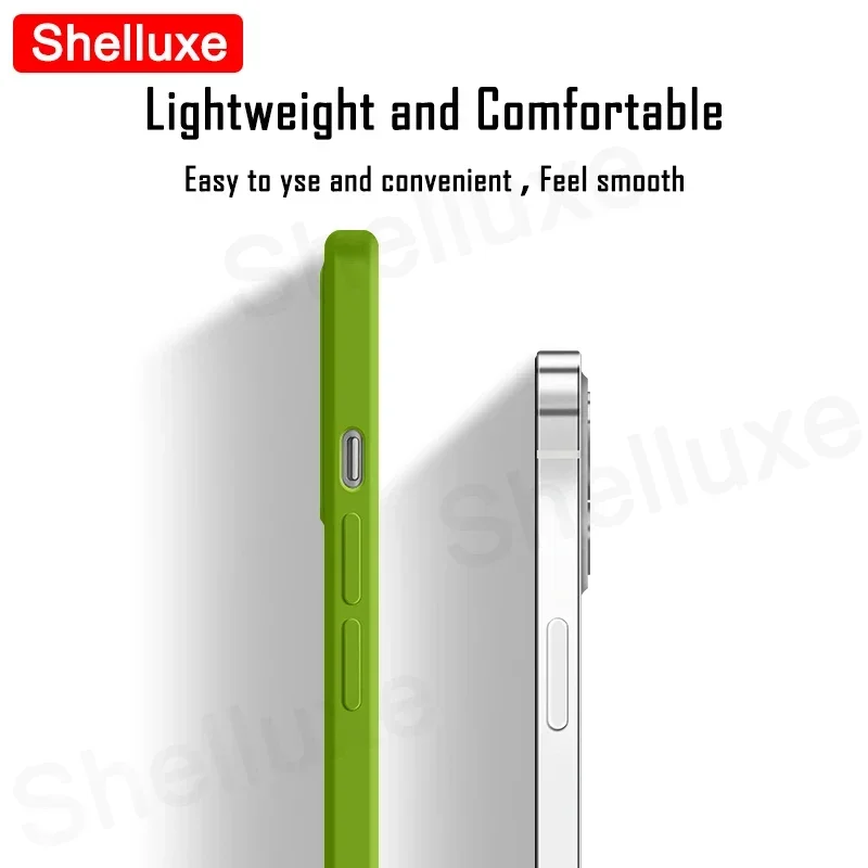 Premium Liquid Silicone Square Soft Case - Shelluxe Series