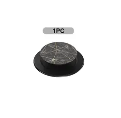 Magnetic Black Gold Marble Phone Grip and Holder (Black Gold Marble)
