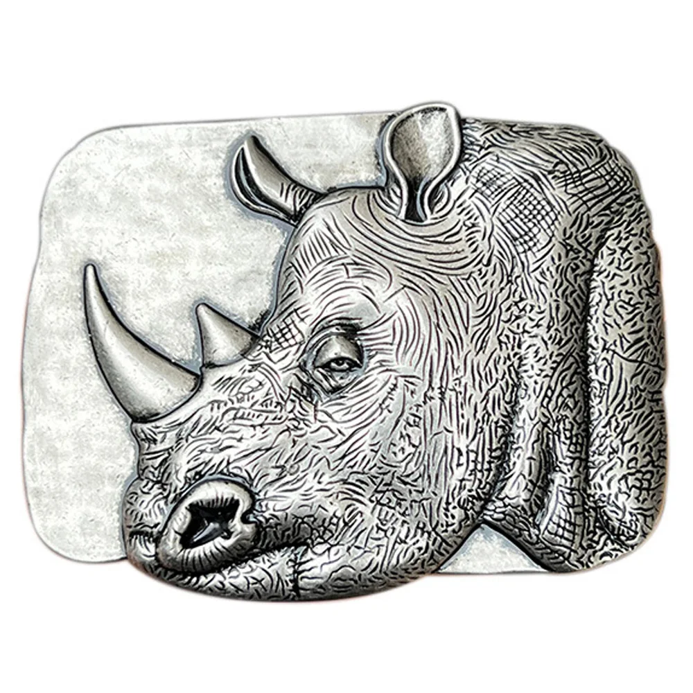 

Cheapify Dropshipping Robust Rhinoceros Cool Men Belt Buckle Western Cowboy Handmade Metal Animal Hebillas Para Cinturon Mujer
