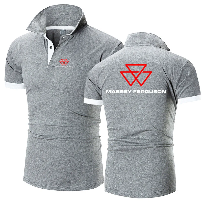 Cotton Breathable Polo Shirt for Men Summer Casual Wear