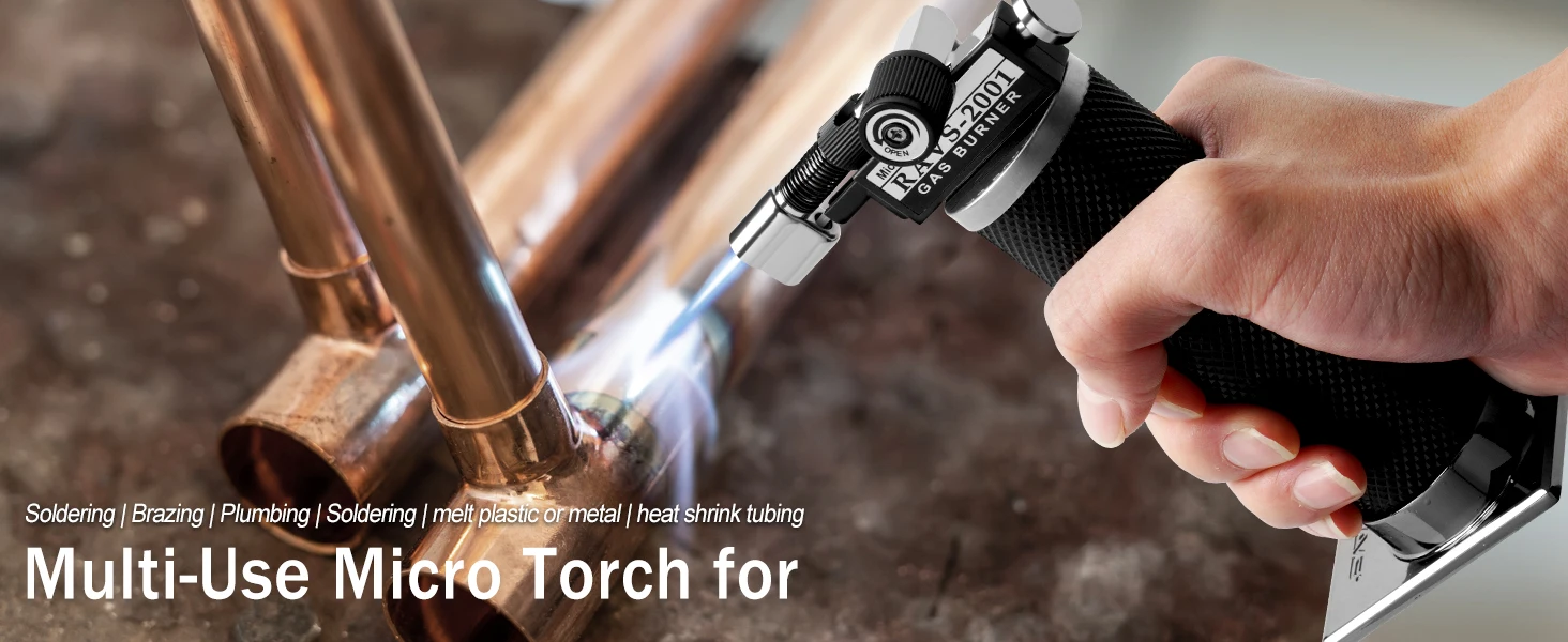 Description Picture 4 of itemHONEST Metal Windproof Butane Gas Lighter High Fire Outdoor BBQ Baking Igniter Blue Flame Turbo Torch Portable Cigar Lighter