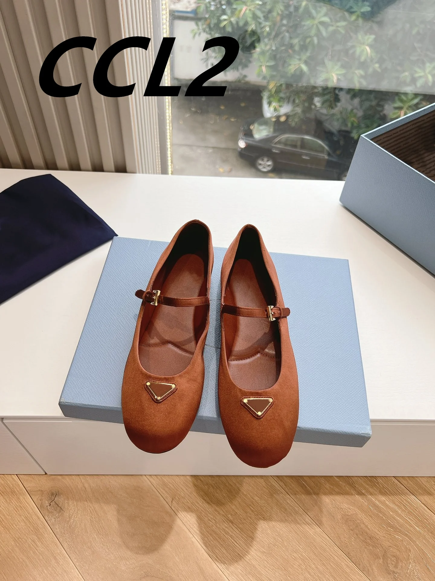 

2024 Spring/Summer New Mary Jane Ballet Flats, cowhide upper, sheepskin lining, leather outsole, size35-40