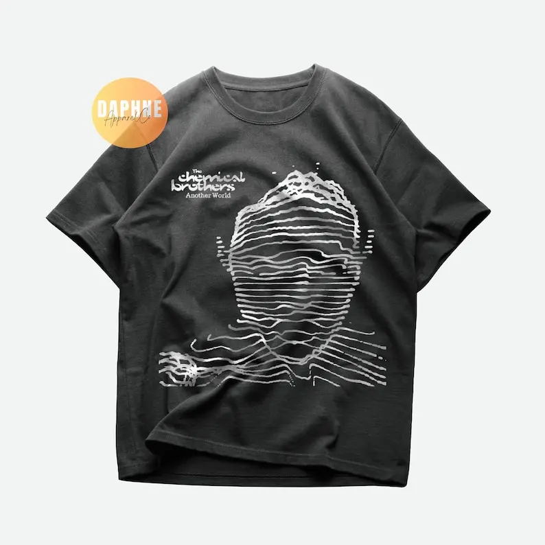 The Chemical Brothers Altro World Album Cover Camicia Unisex Tom Rowlands Ed Simons Electronic Rock Music Band Retro Vintage T