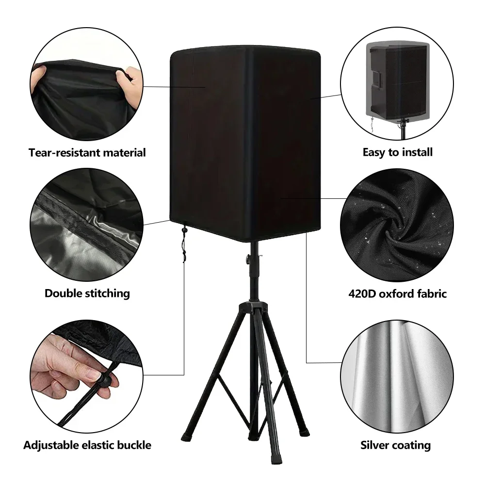 Oxford Cloth Speaker Cover Multimedia Speaker Cover Dust and Waterproof Protective