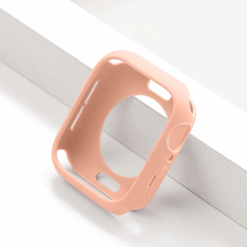 Premium Silicone Watch Case Bumper Protector Cover - Universal Fit for Various Sizes and Series