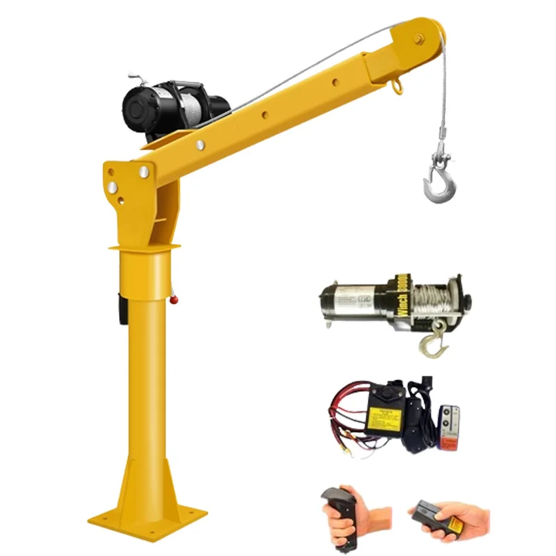 12V24VTruckSelfProvidedTruckMountedCrane500kgHousehold