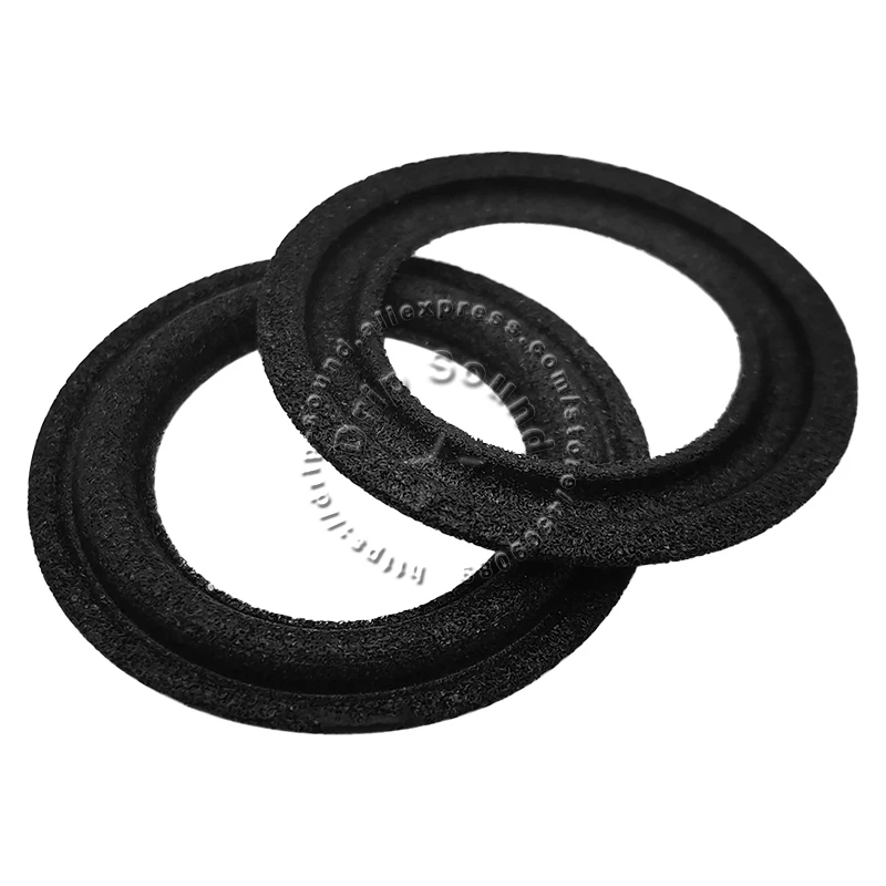 2pcs 1" Inch Speaker Foam Folded Edge Ring Loudspeaker Woofer Repair