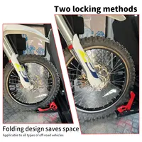 תושבת קבועה לגלגל הקדמי תמיכה קבועה לחניה לאופנועים חשמליים  שטח בגודל 8"-21"