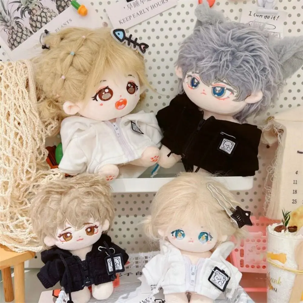 New Handmade Doll Hoodies 2 Colors Fashion Doll Sweatshirt with Hat Doll Outfits 10/20cm Cotton Dolls/1/12 BJD Dolls