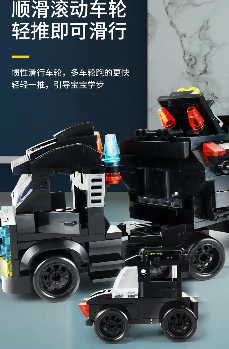 Children's police action building set