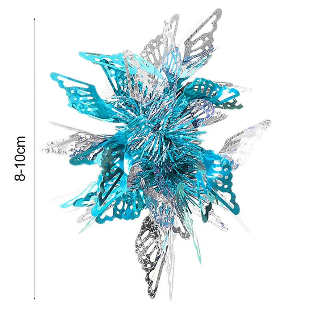 Kids Dance Wrist Flower Butterflies Decor Elastic Rubber Band Wristband Pom Poms Children Performance Party Wear Accessory