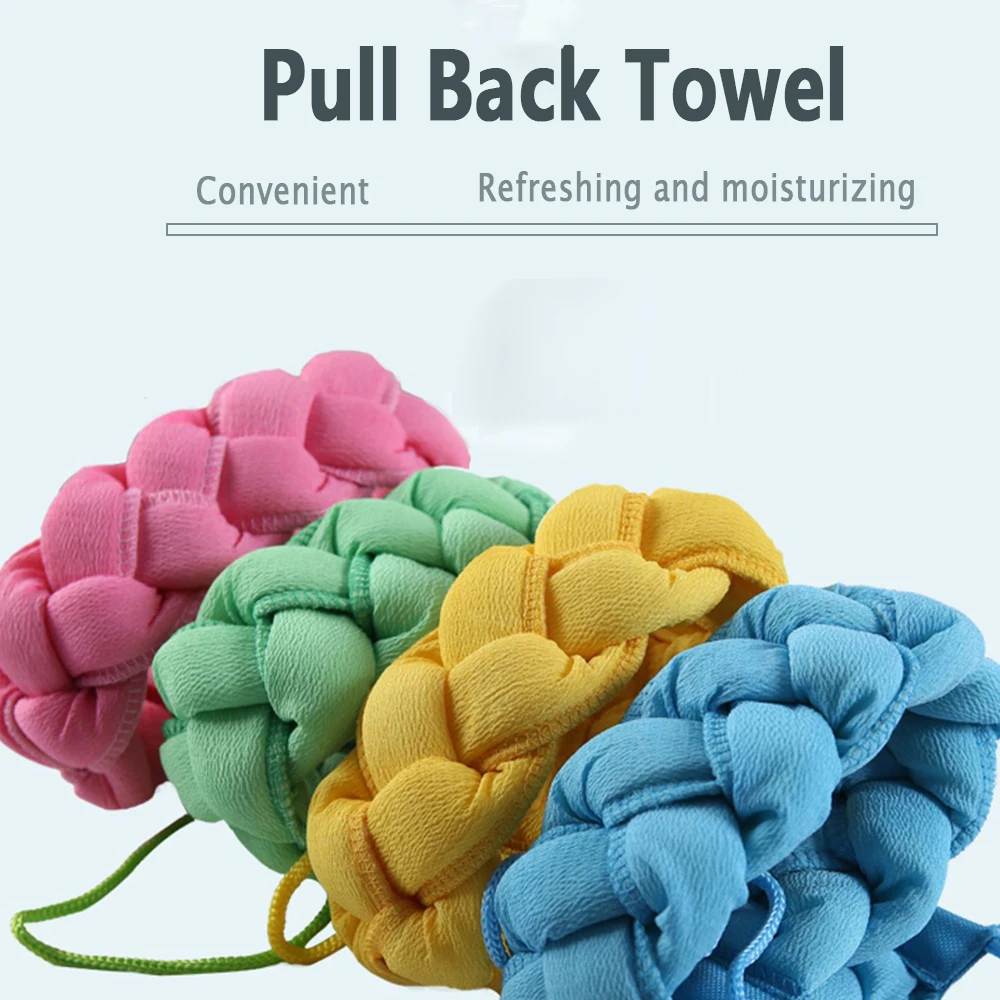 Description Picture 2 of itemBody Scrubber Bath Glove Shower Exfoliating Loofah Sponge Brush Japanese Rubbing Washcloth Dead Skin Removal Bathing Tool