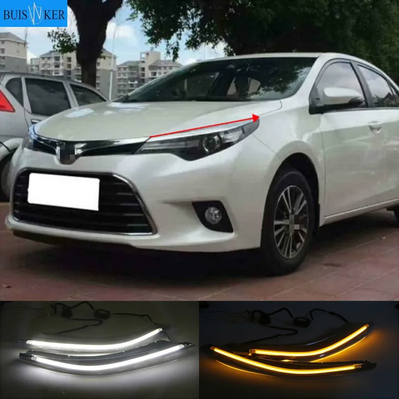

Дневные ходосветильник огни для Toyota LEVIN 2014-2017 светодиодный шт.
