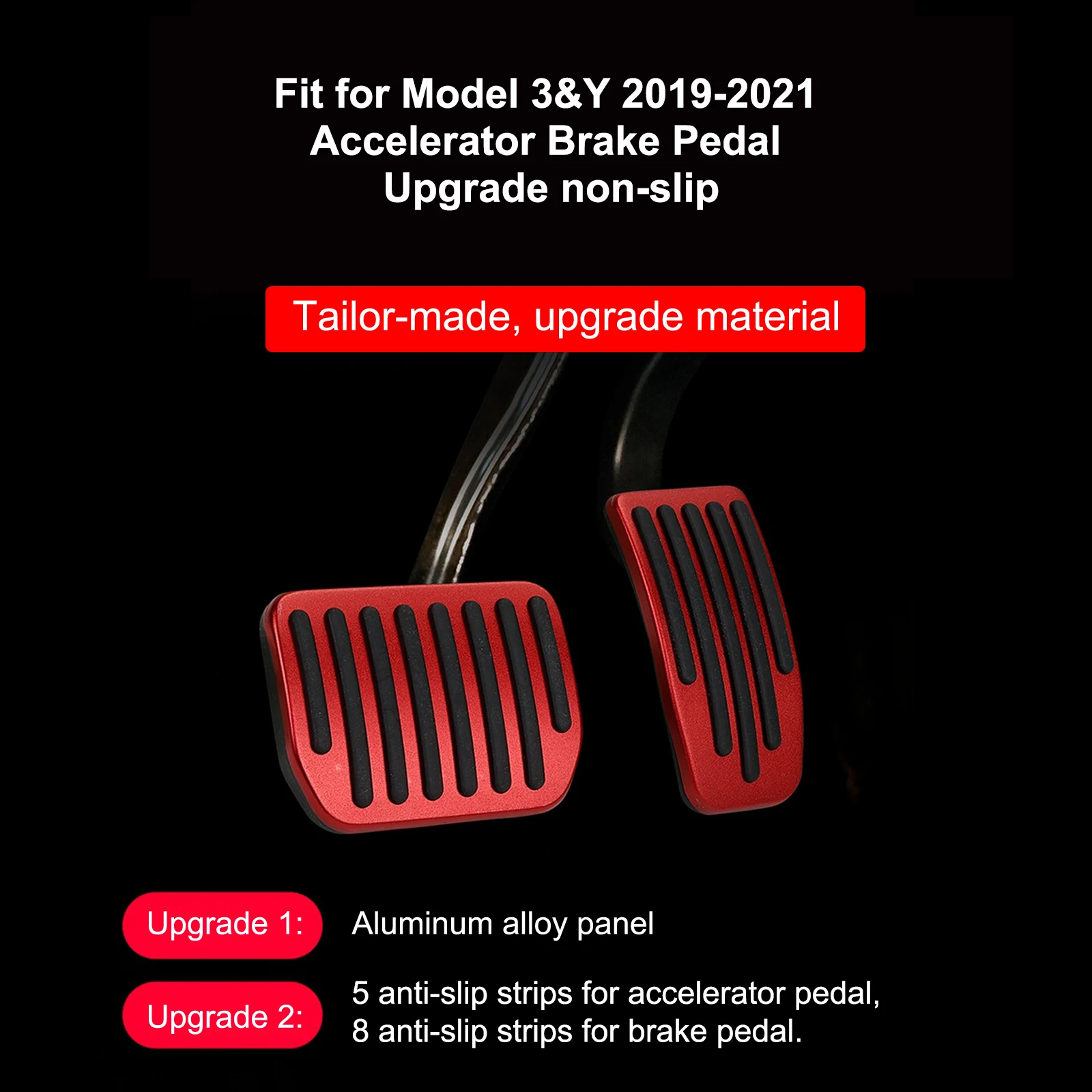 Педаль тормоза акселератора подходящая для Tesla Model 3 & Y 2021 аксессуары из
