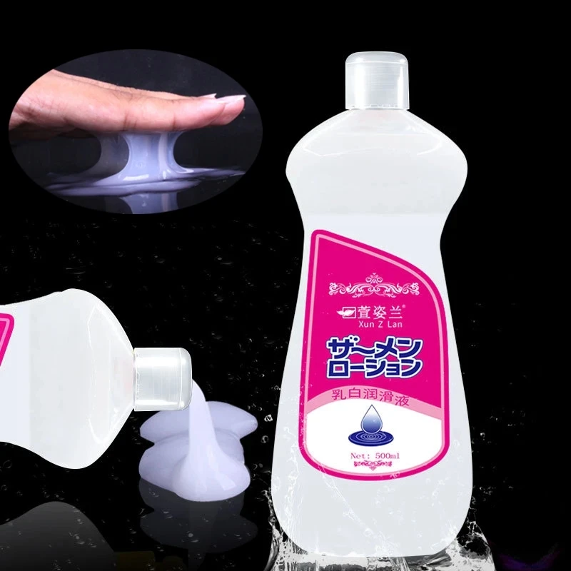 500ML Lubricant for Sex Cream Super Capacity Viscous Lube Water Based Sex Massage Oil Anal Adult Masturbation Toy Couple Game