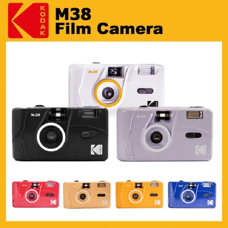 

Оригинальная винтажная пленка KODAK в стиле ретро M38 неклассная 35 мм со вспышкой Многоразовая камера со звездным небом черный/облако белый/грейпфрут/Лаванда