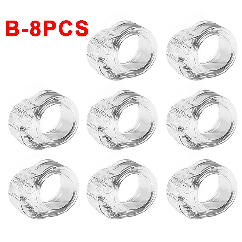Transparent PVC Door Handle Stopper and Wall Protector - Shock Absorber