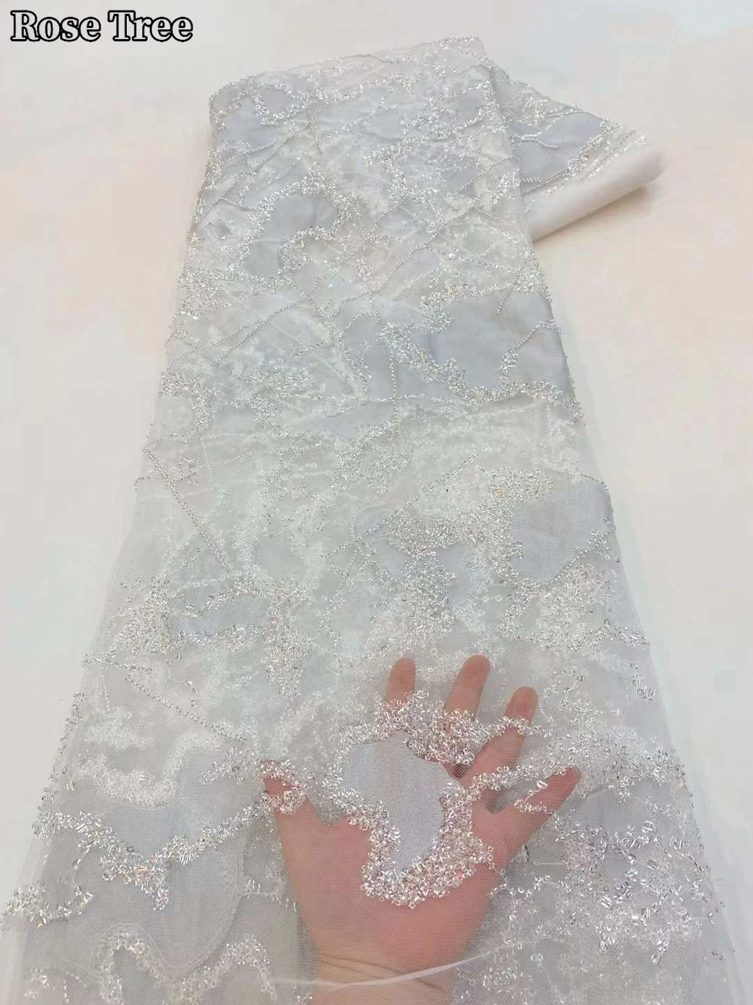 Рисунок 2 - Африканские кружевные ткани с блестками 2023