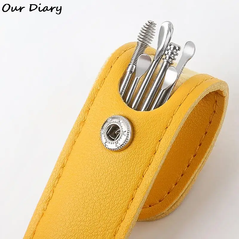 Description Picture 2 of itemEar Cleaner Wax Pickers Earpick Wax Remover Curette Ear Pick Cleaner Kit Spoon Care Ear Clean Tool hot sale 1SET