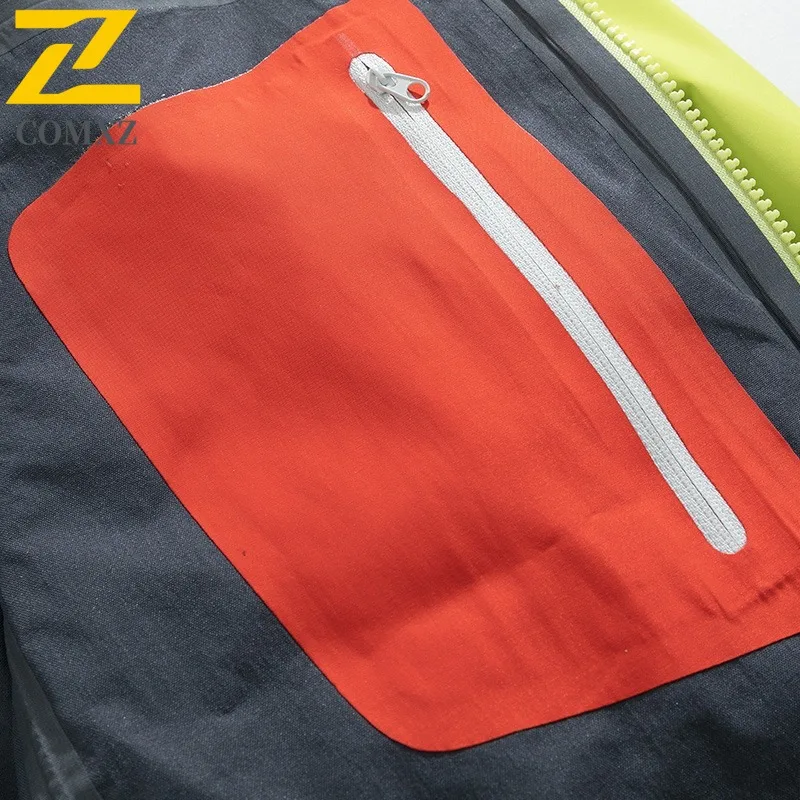 COMXZ Hooded Men Jacket Outdoor Camping Wind Resistant Wear Resistant Motorcycle Coat Casual Fishing Light Autumn Men Outerwear