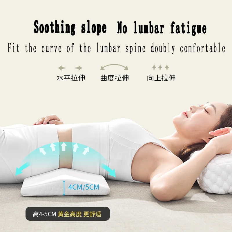 Pillow for Pregnant Women Lumbar Pillow Memory Foam Triangle Orthopedic