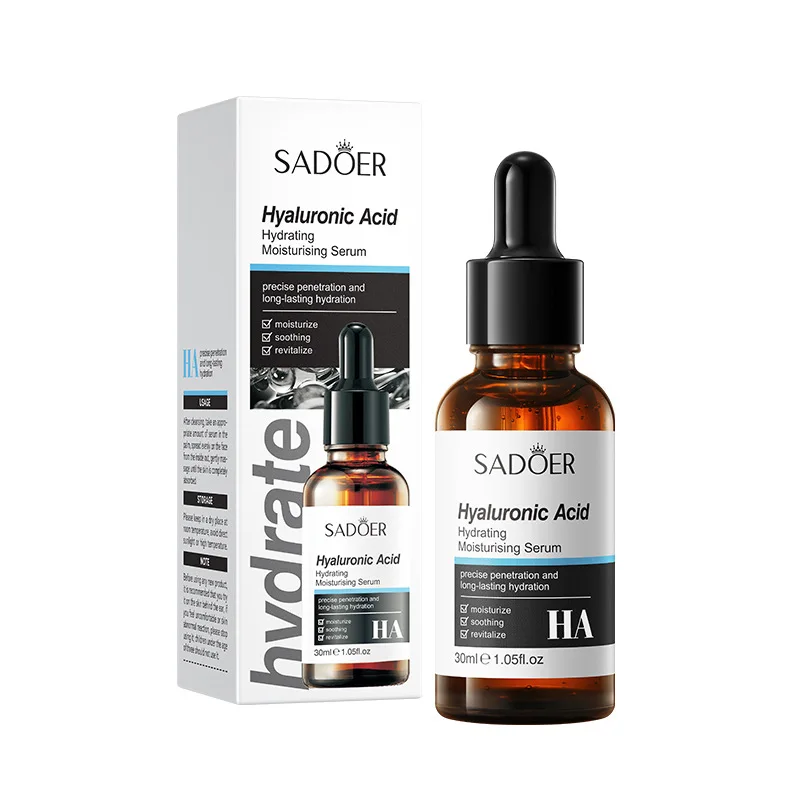 1/3pcs SADOER Salicylic Acid Centella Asiatica Hyaluronic Acid Serum for Face Moisturizing Hydrating Facial Essence 30ml