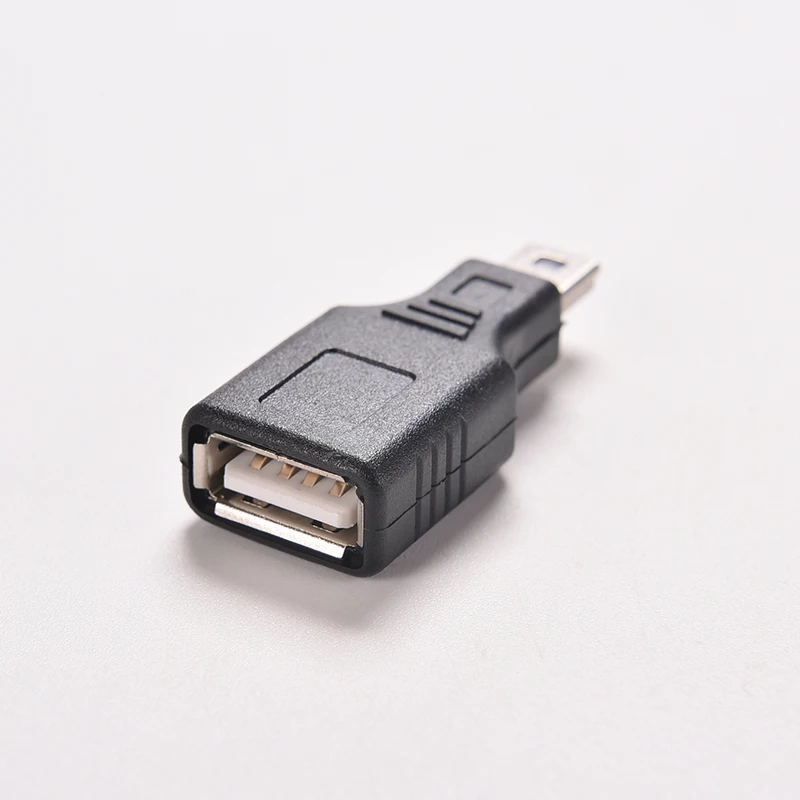 새로운 네트워크 USB 2.0 A 암에서 미니 USB B 5 핀 수 코드 케이블 허브 어댑터, 1PC