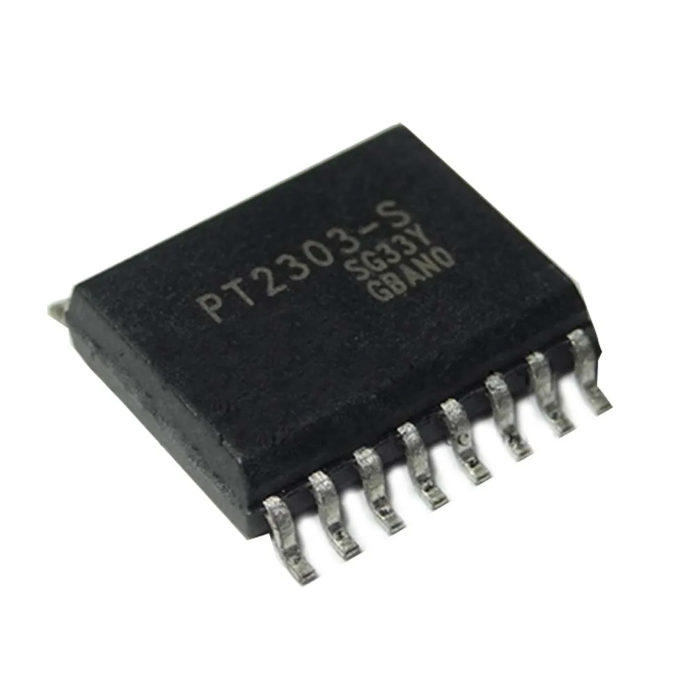 

2 PCS PT2303-S SOP-16 PT2303 SMD16 2W × 2 Class AB Audio Power Amplifier IC Chip
