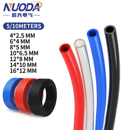 5M/10M Pneumatic Hose Compressor Hose Air Tube 4*2.5mm 6*4mm 8*5mm 10*6.5mm 12*8mm 14*10mm 16*12mm Pneumatic Air Hoses PU Pipe - Image 2