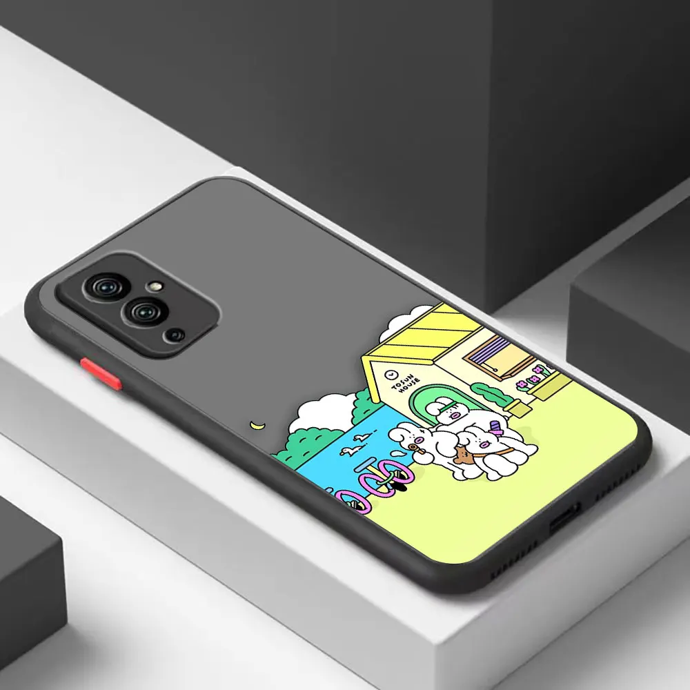 thumbnail image 1 of Funda mate para Oneplus 10 9 8T 8 7 7T 6 6T 5 5T PRO NORD CE 2 N10 N100 5G Funda Coque Capa Shell cerdo blanco conejo dibujos animados, 1 of 5