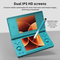 Console de jeux vidéo rétro Anbernic RG DS, écran IPS 4 pouces double tactile, Android 14, lecteur de jeux RGDS, cadeau de Noël 2